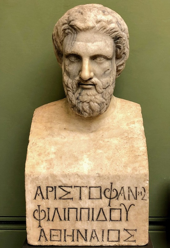 Bust of Aristophanes (Aristophanes)