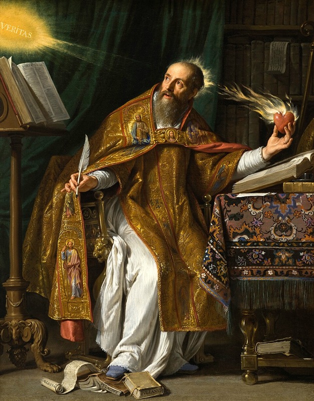 Saint Augustine Alternative title: Saint Augustin (Augustine of Hippo)