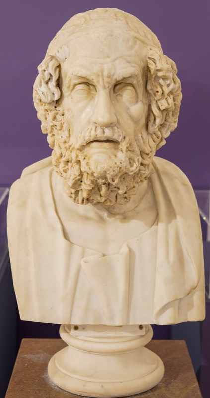 Homer bust, Farnese collection (Naples) (Homer)