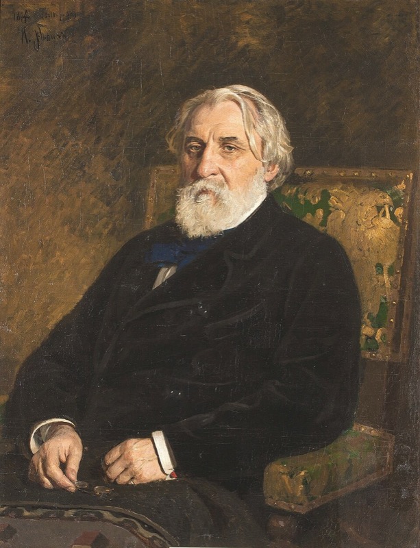 Portrait of writer Ivan Turgenev (Ivan Turgenev)