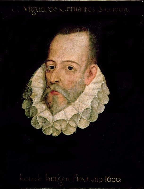 Portrait of Miguel de Cervantes y Saavedra (1547-1615) (Miguel de Cervantes)